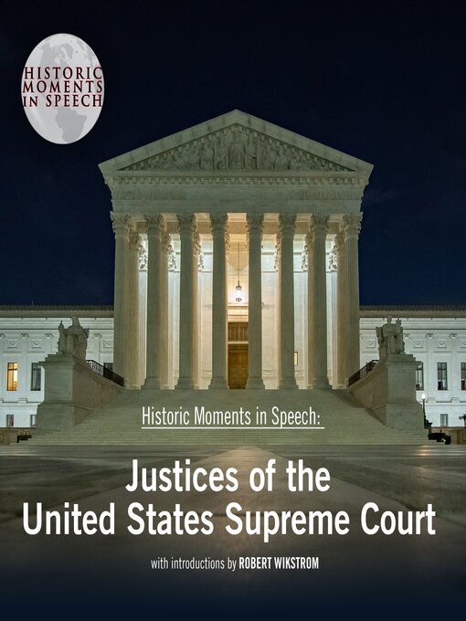 Title details for Speeches by U.S. Supreme Court Justices by the Speech Resource Company - Available